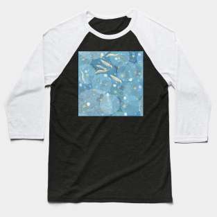 Floral Pattern Baseball T-Shirt